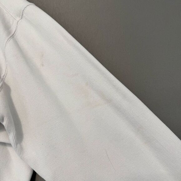 Tommy Bahama 1/4 Zip Pullover Size Large Cotton Blend Preppy White - Picture 14 of 16